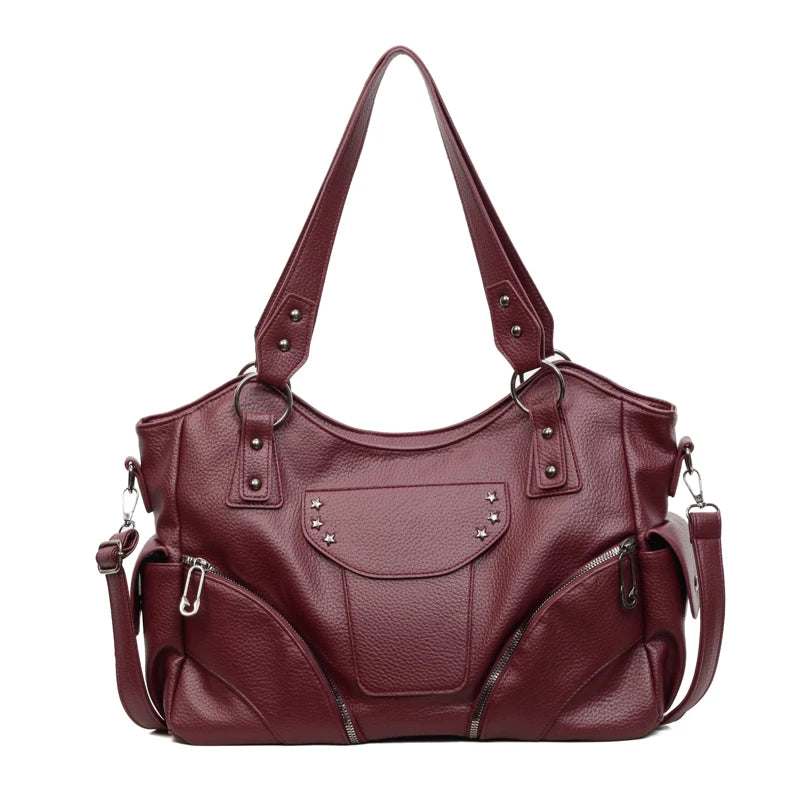 sac de cours femme bordeaux