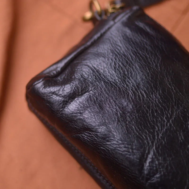 pochette en bandouliere homme cuir de vache