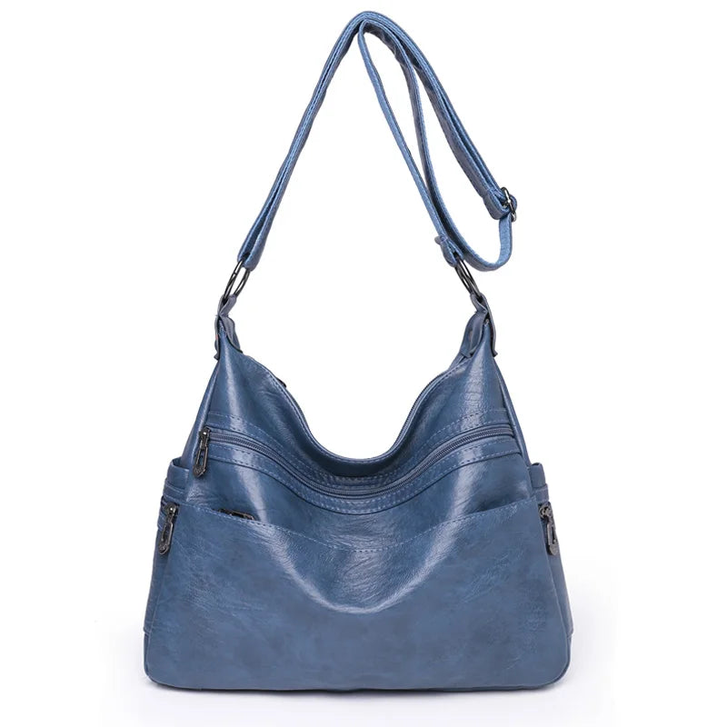 sac besace pour femme chic bleu clair