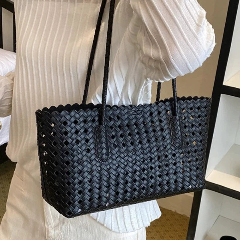 sac epaule femme tresse noir