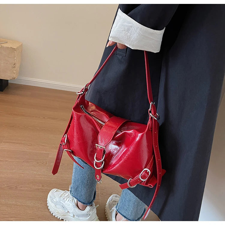 petit sac tendance en cuir synthétique