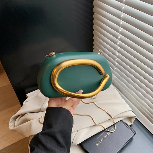 pochette de soiree vert
