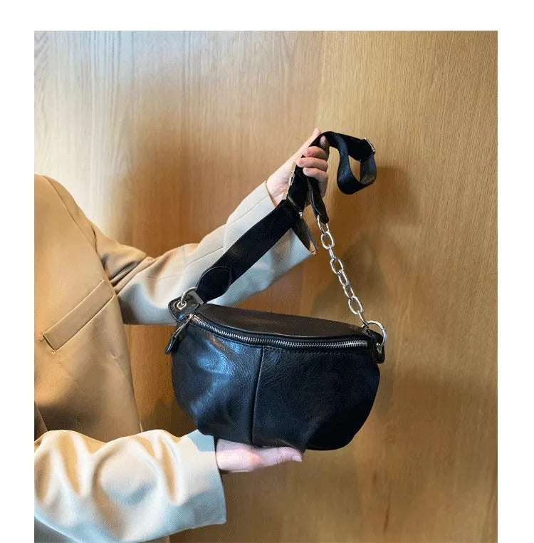 sac banane femme porte en similicuir