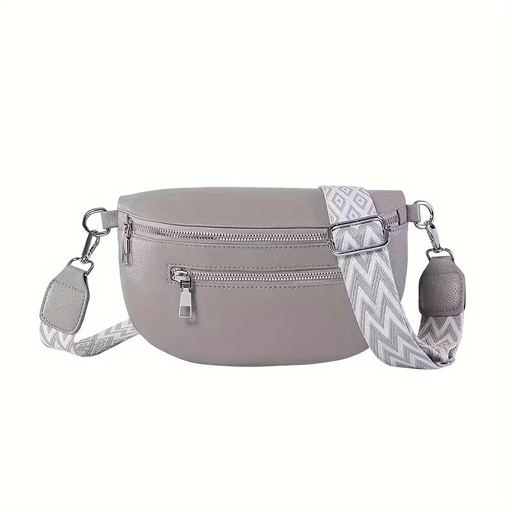 petit sac banane femme gris