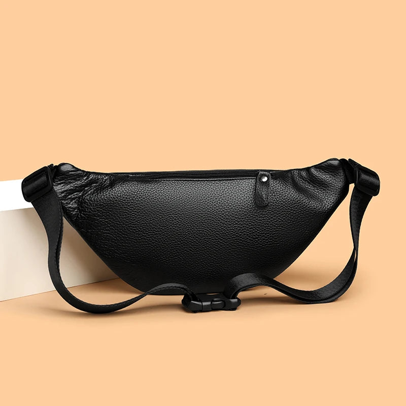 dos du sac banane noir 