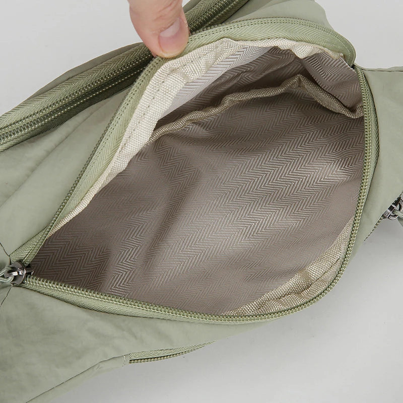 interieur doublé du sac banane femme 