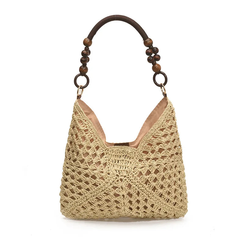 sac paille femme tresse