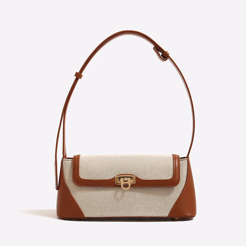 petit sac a main baguette camel