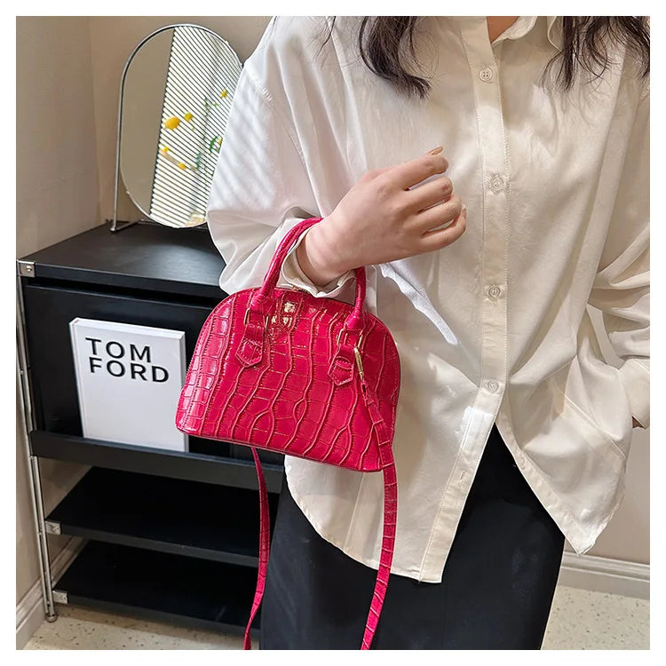 mini sac a main femme​ rouge tendance