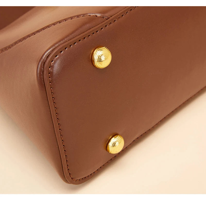 rivets doré sac à main porté épaule femme