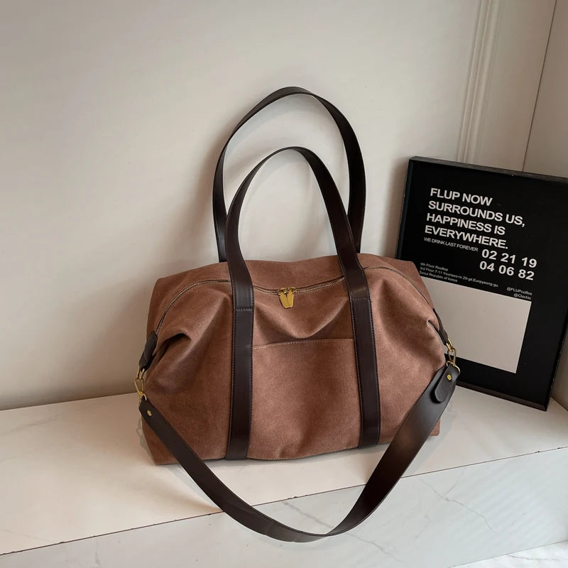 sac cabas tissus femme vieux rose