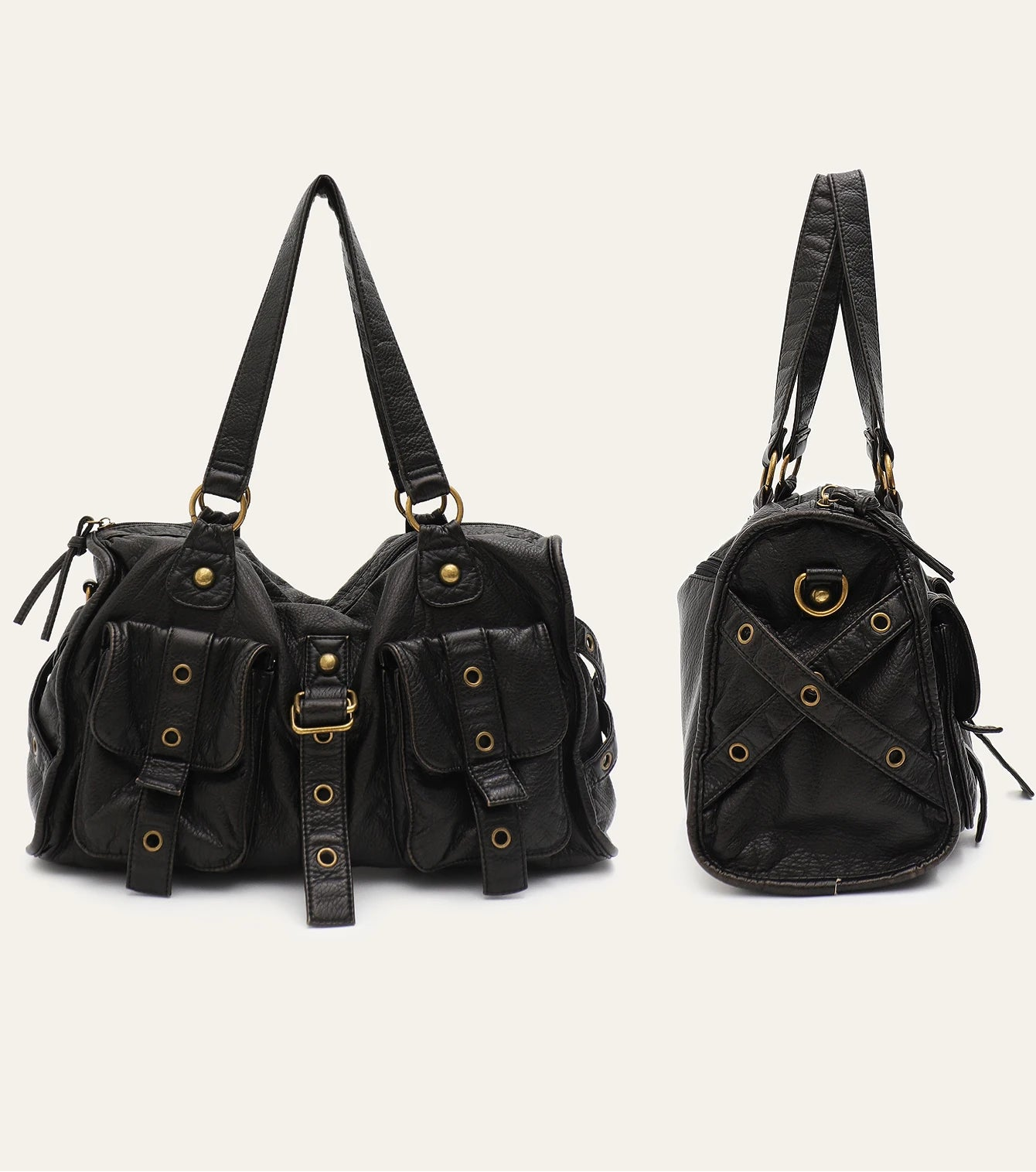 sac a main noir rock