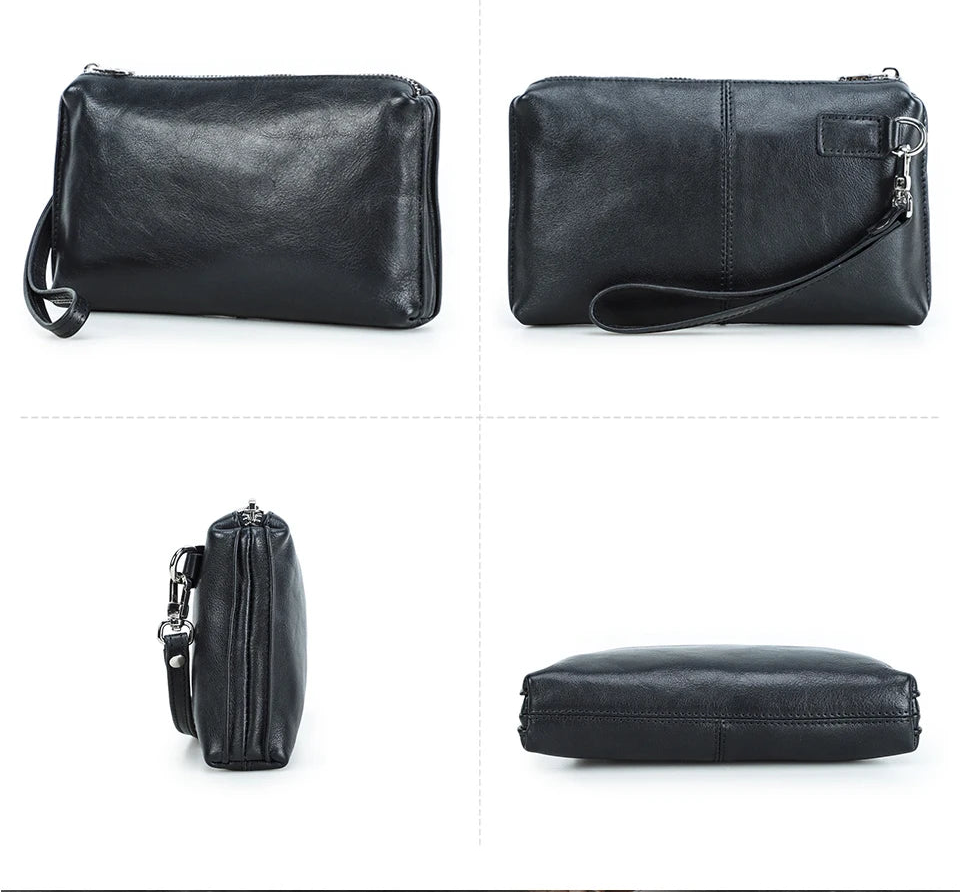 pochette pour homme cuir chic