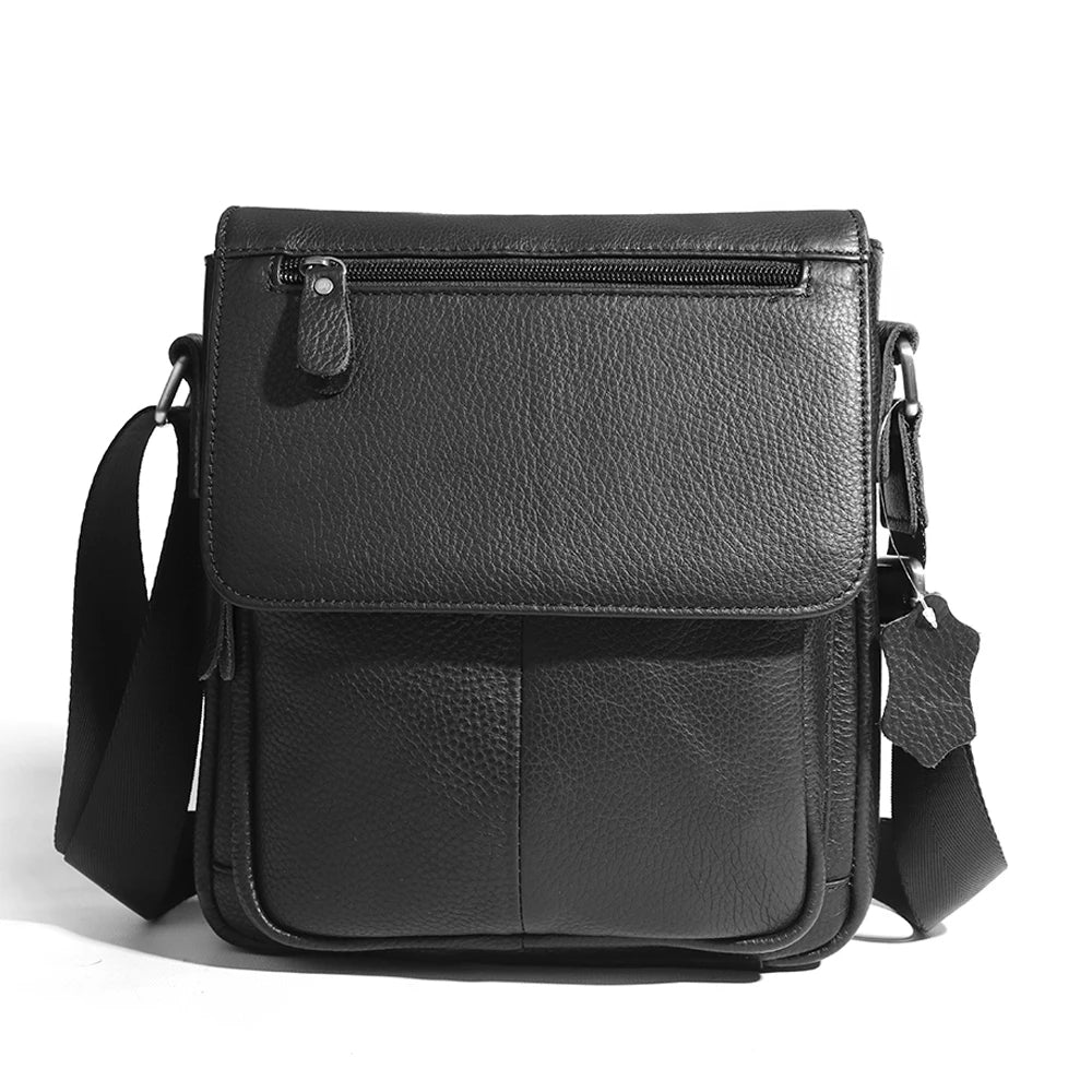 pochette bandouliere cuir pour homme noir