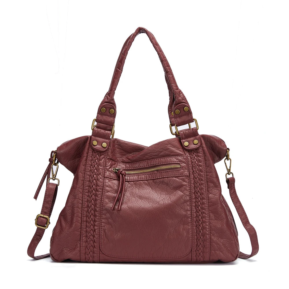 sac de cours vintage marron