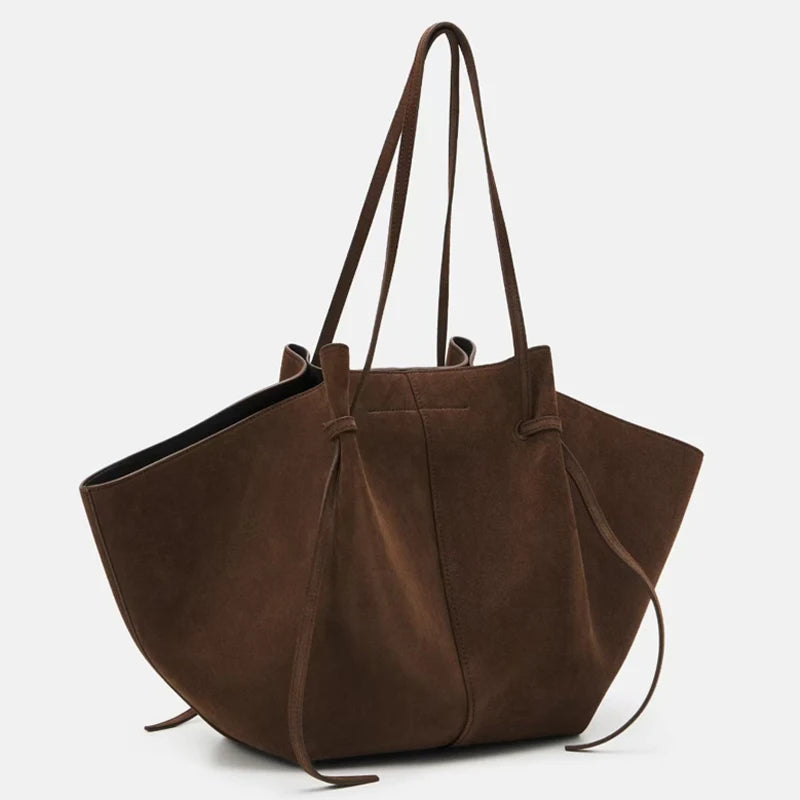 sac a main cabas femme en daim