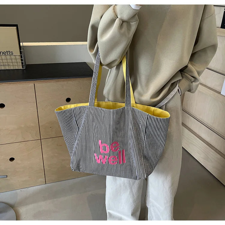 maxi tote bag jaune
