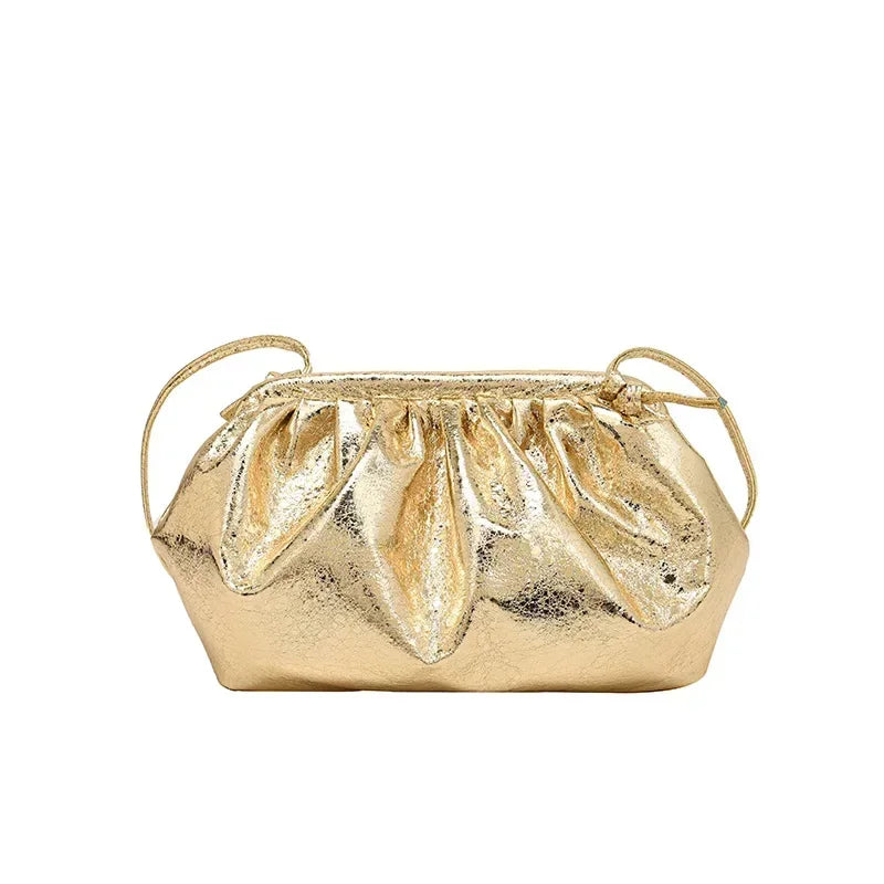 sac pochette doré
