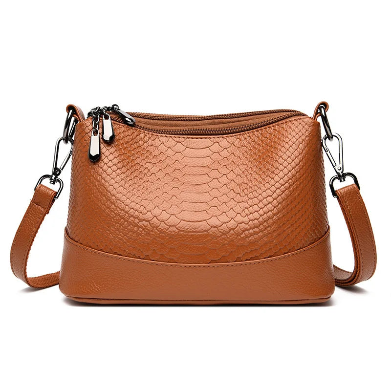 sac bandouliere crocodile camel