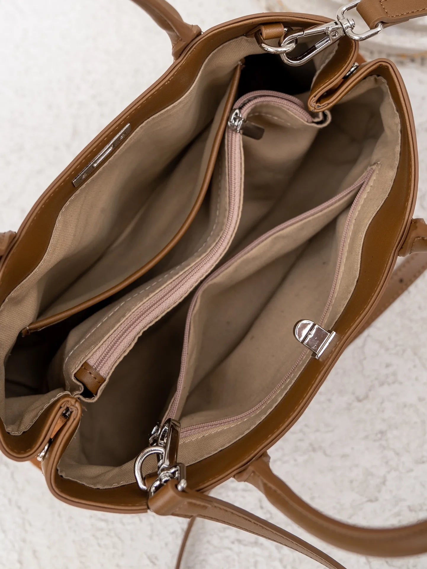 interieur sac a main cuir daim