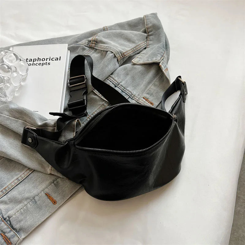 Sac Banane Femme Noir - Nelly