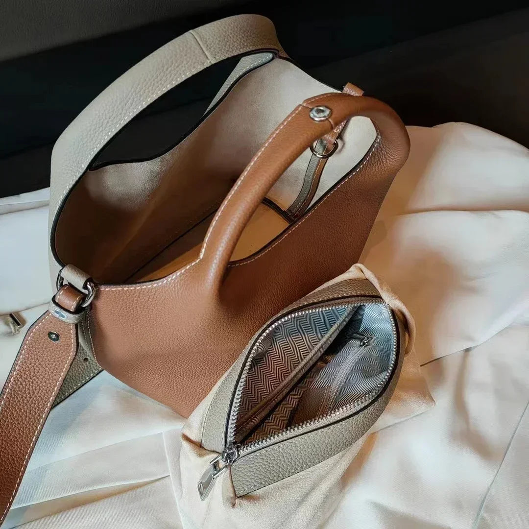 inteireur du sac a main femme cuir luxe chic