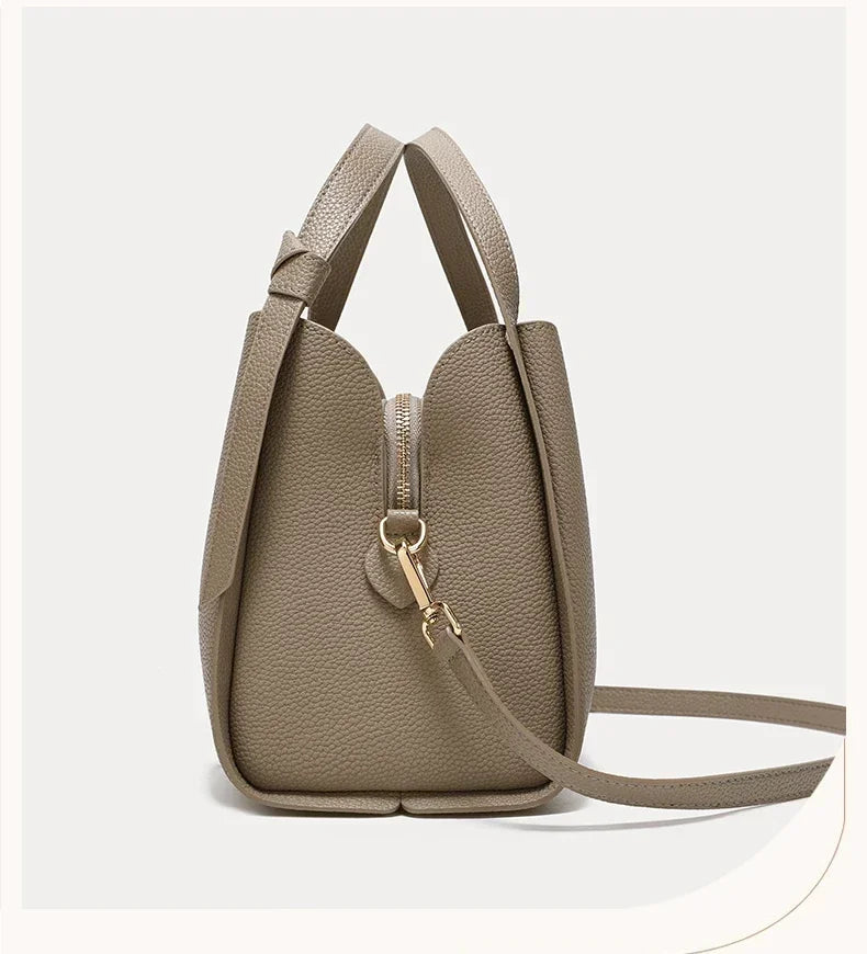 cote du sac en main en cuir chic