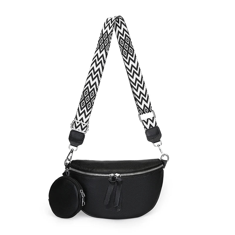 sac banane femme tendance noir