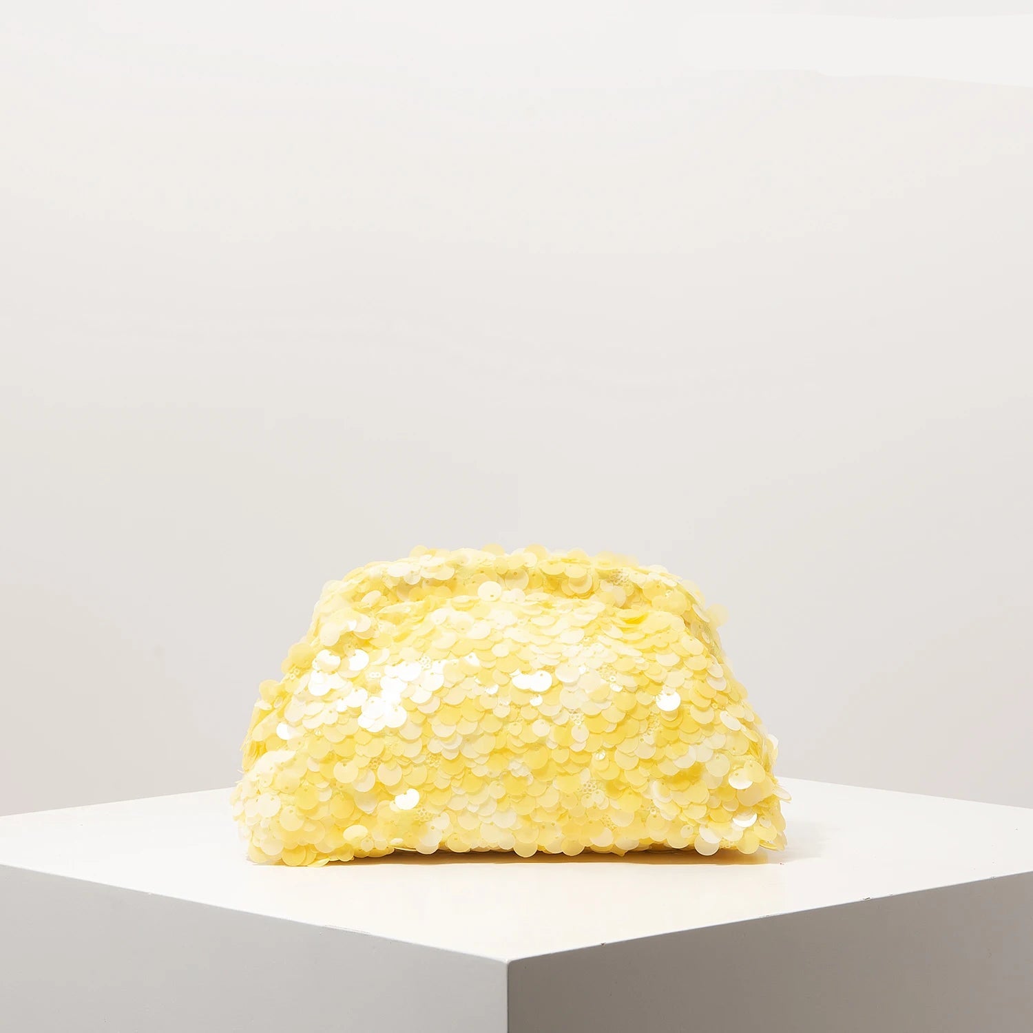 pochette de soiree jaune