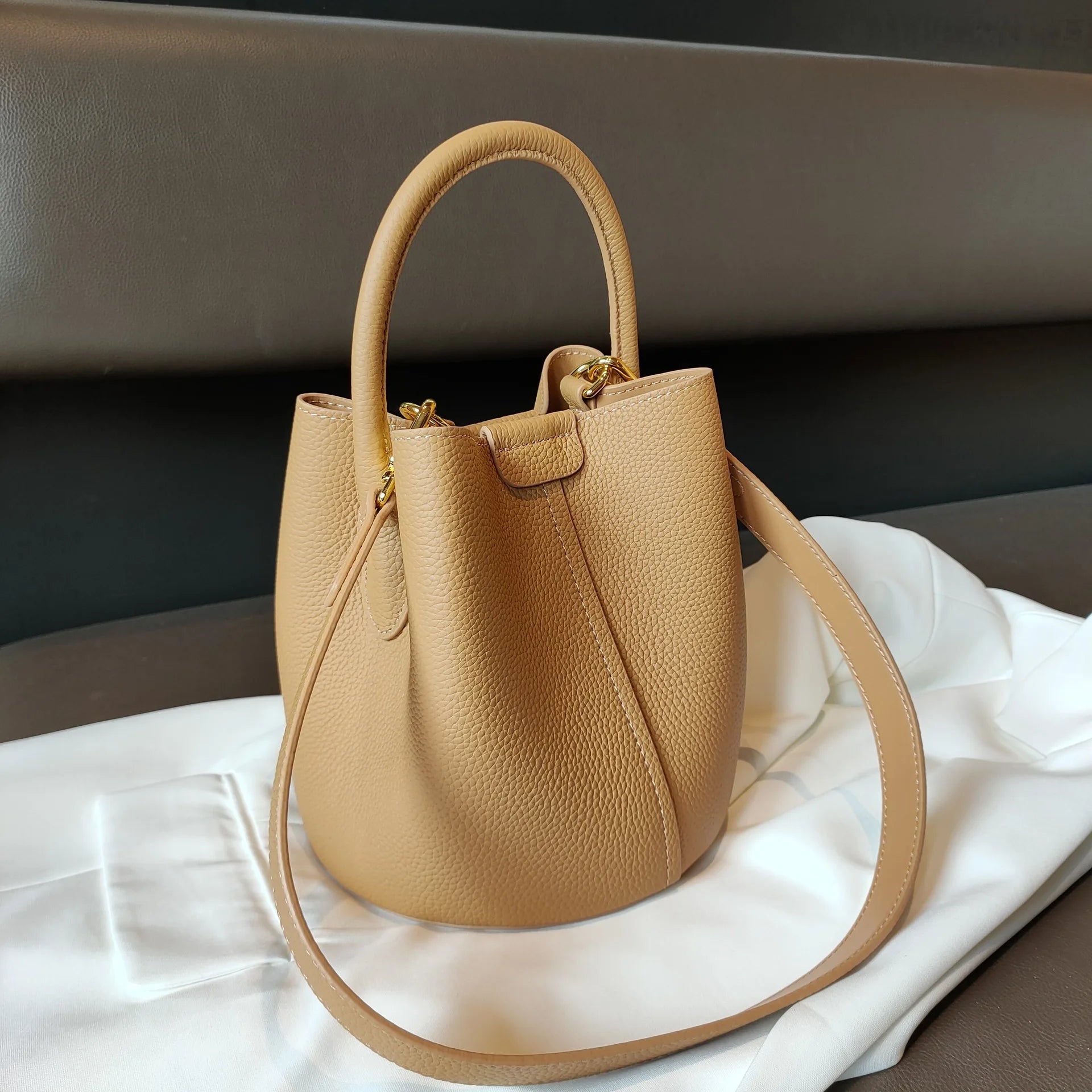 sac bandouliere de luxe camel