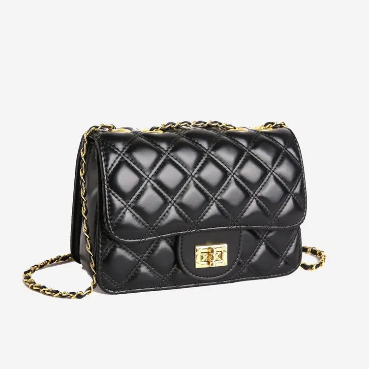 sac a main matelasse noir