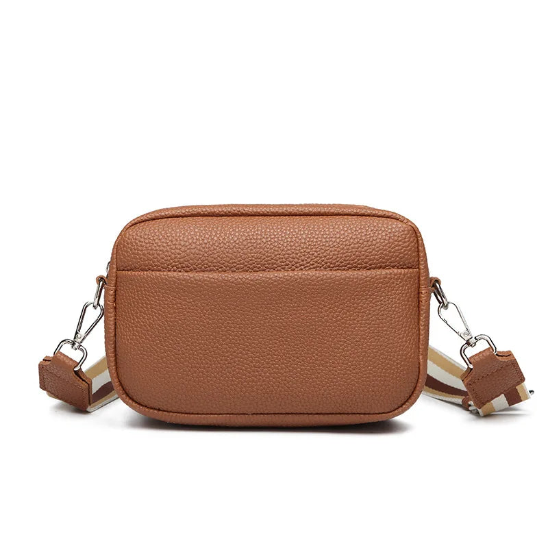 sac bandouliere large sangle camel