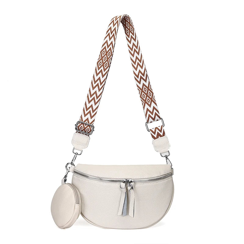 sac banane femme tendance blanc