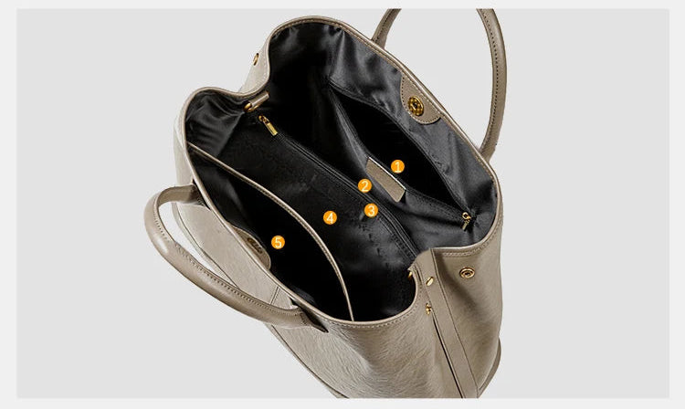 inteiruer du grand sac en cuir