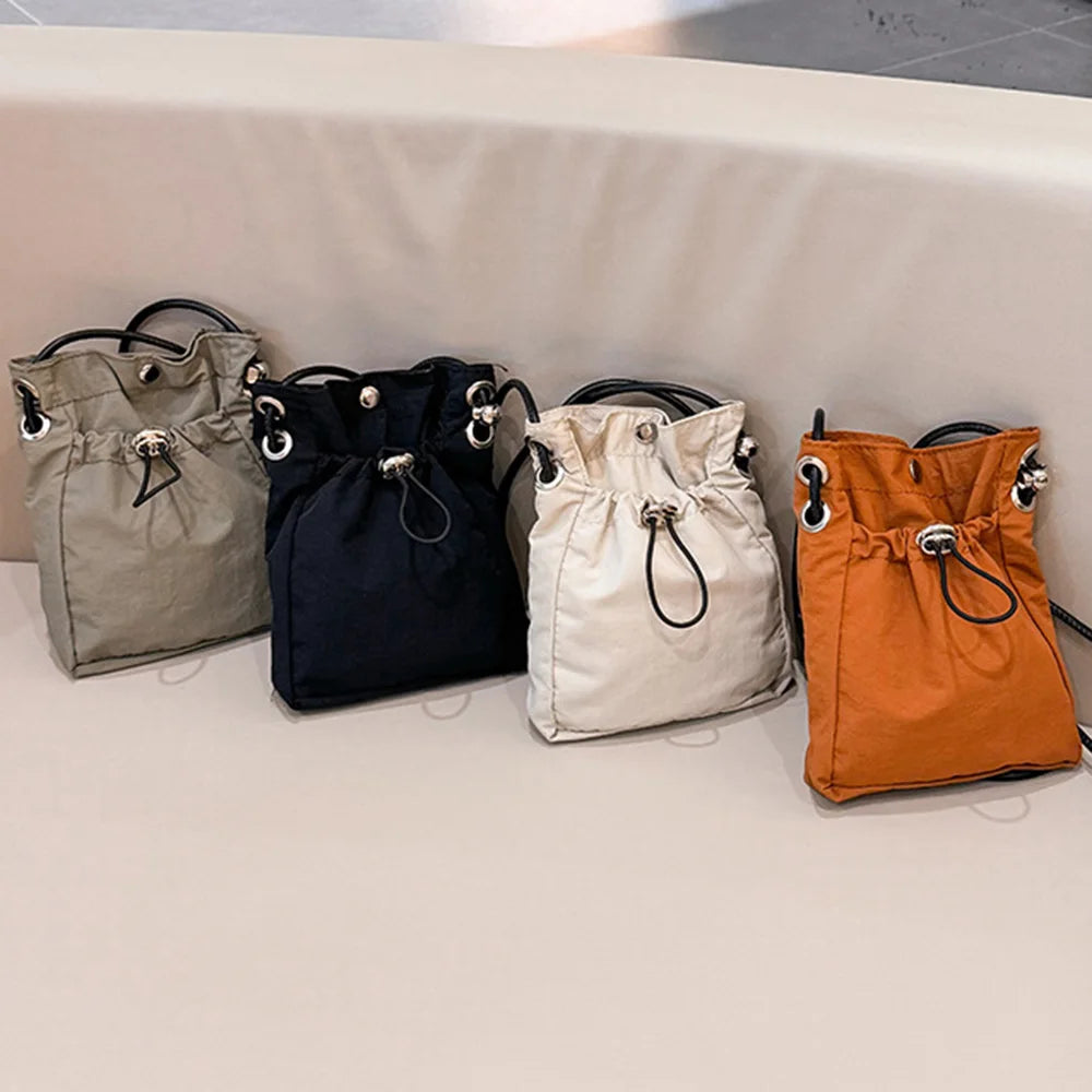 sacoche portable femme en nylon