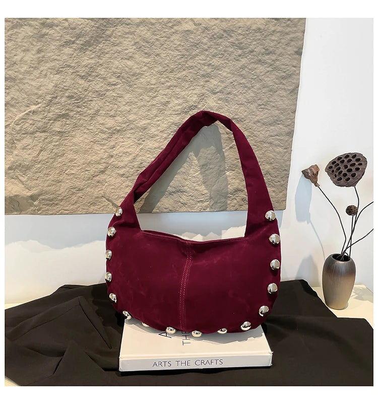 sac epaule en daim