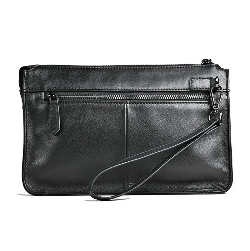 pochette a main pour homme avec poche zippe