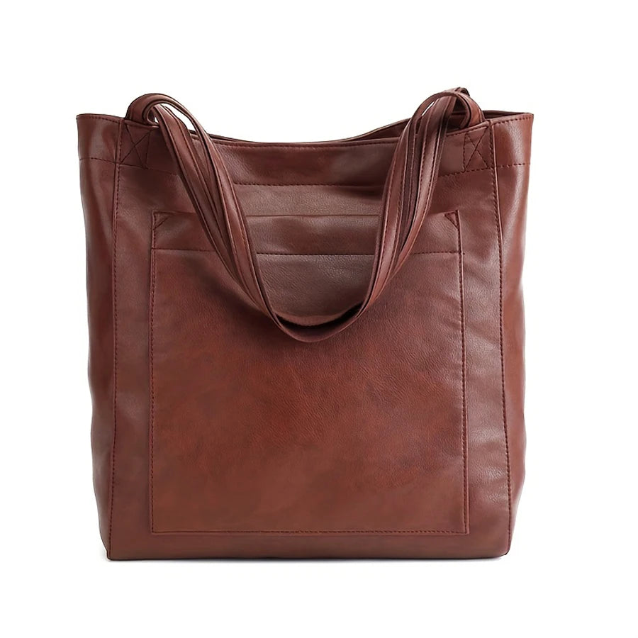 sac a main grand volume marron