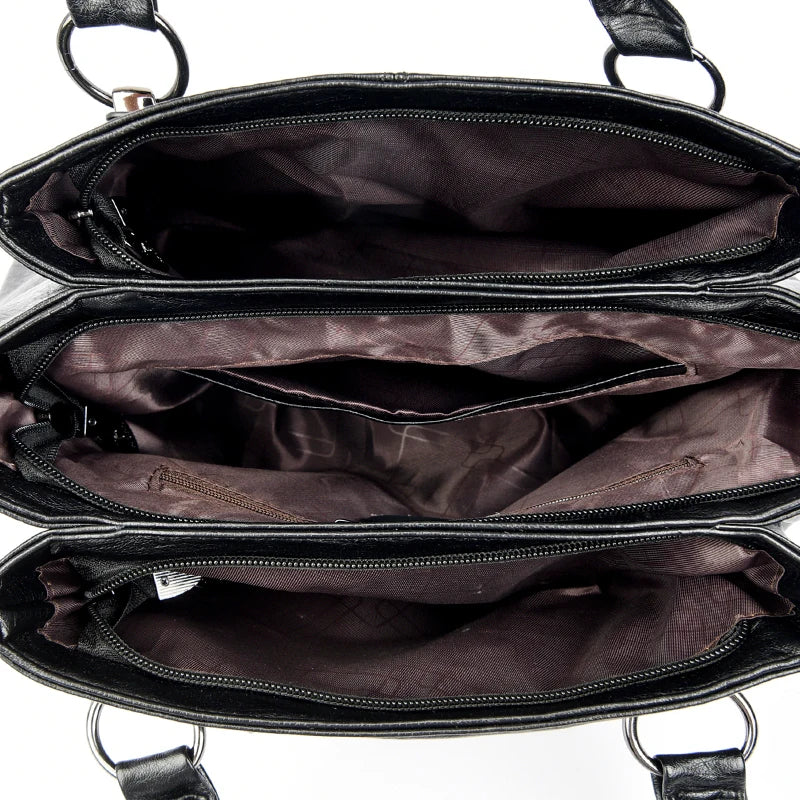 interieur du sac à main en bandoulière