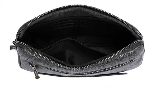 pochette portefeuille noir pour homme spacieuse