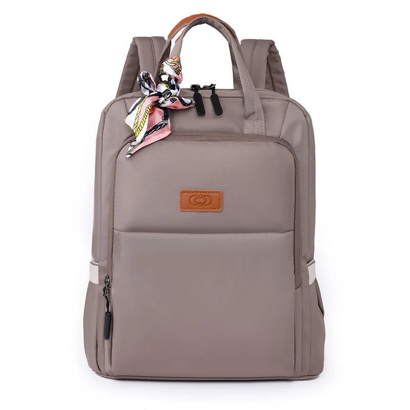 sac a dos gris pour femme en tissu