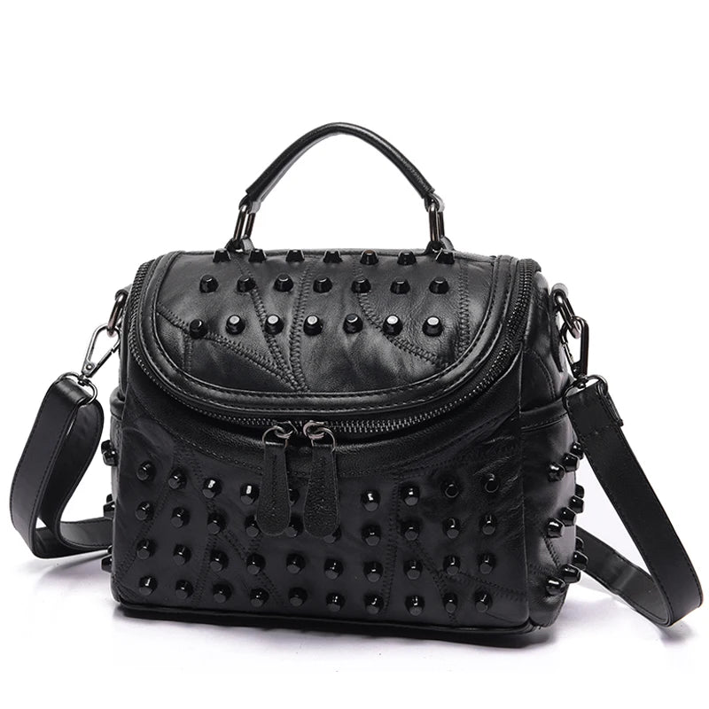 sac a main noir rock femme