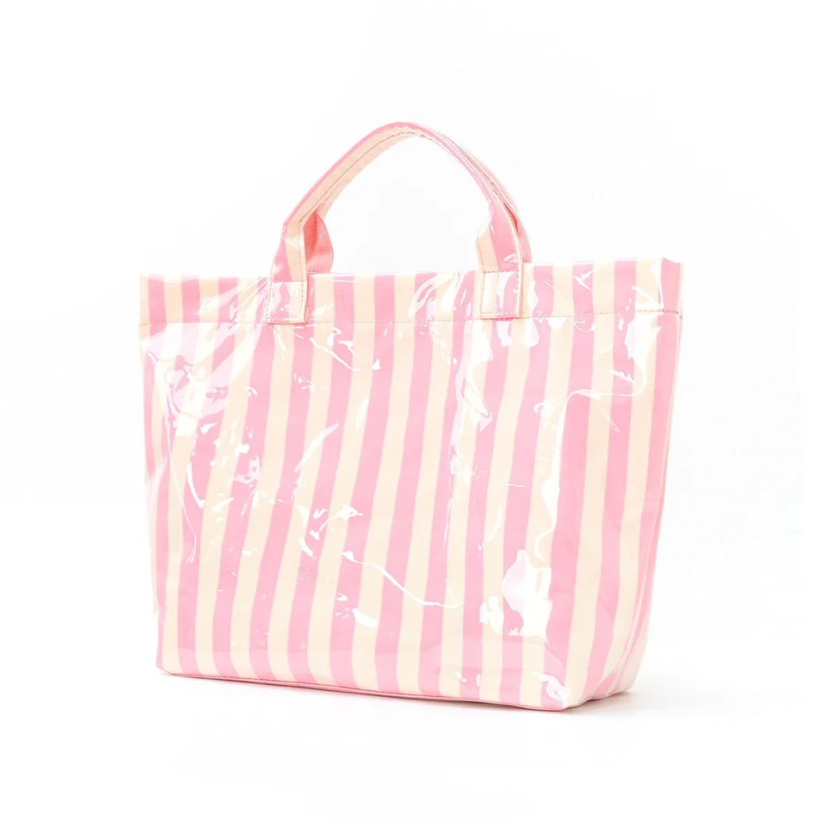 sac de plage plastique rayé