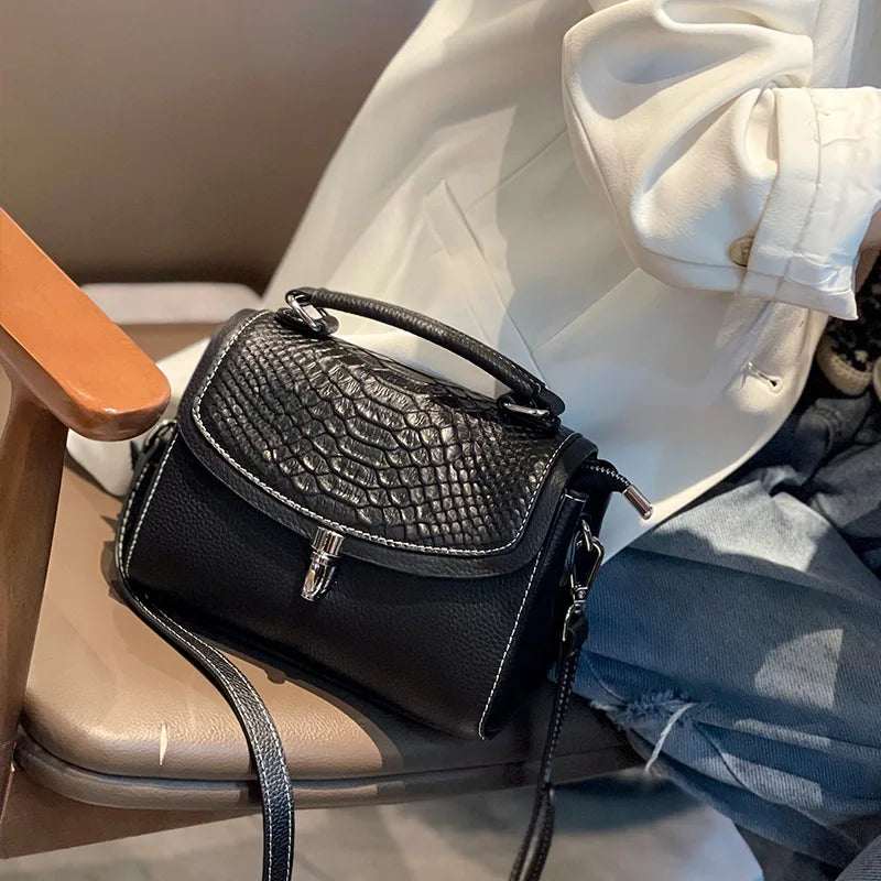 sac a main bandouliere luxe noir