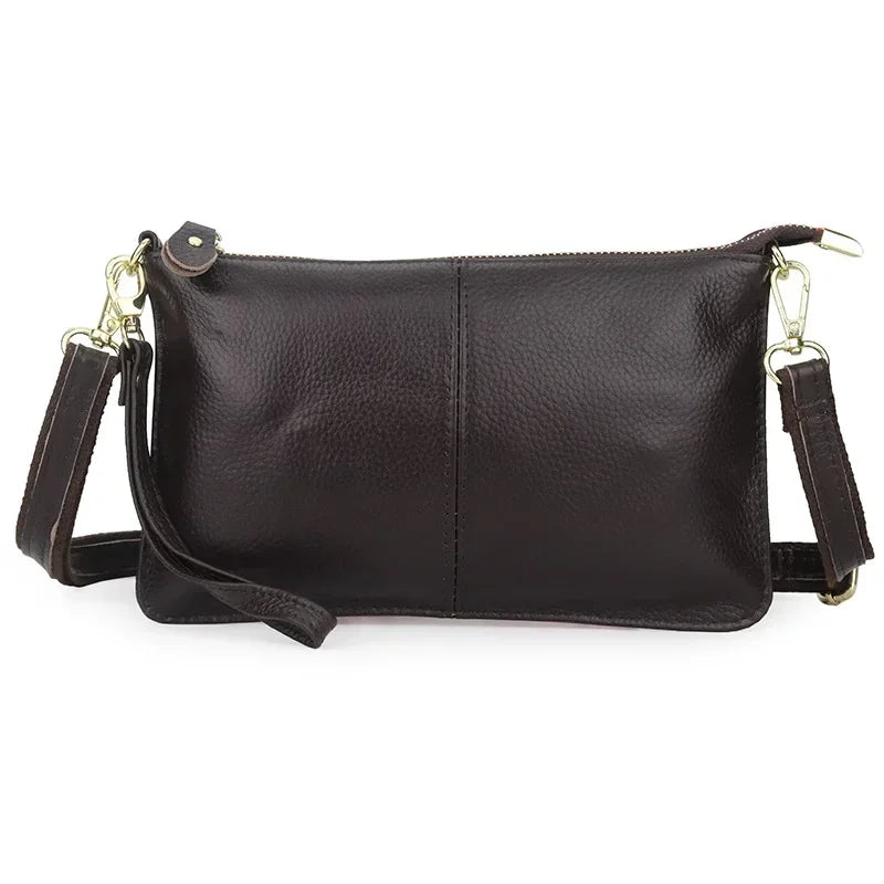 sac bandoulière rectangle café