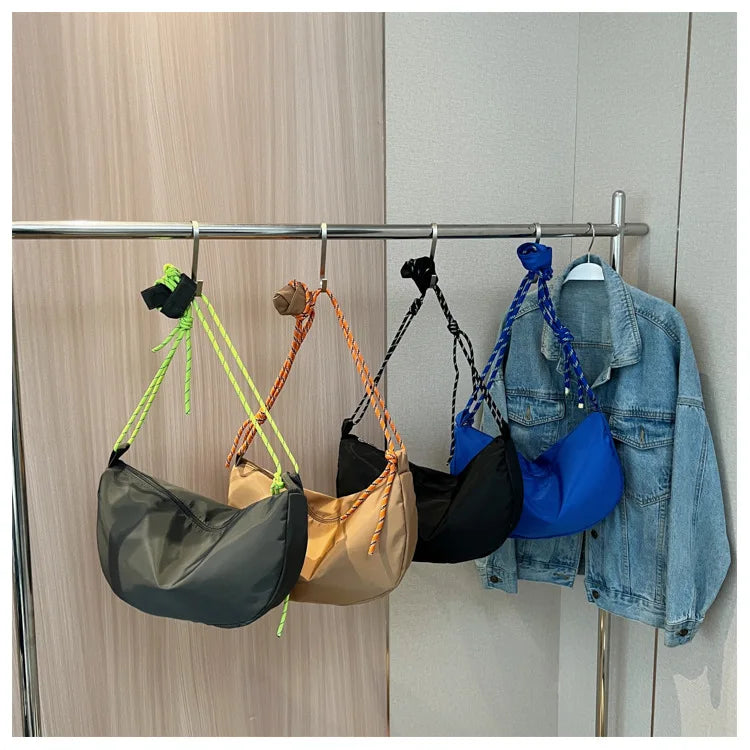 grand sac banane en toile colore