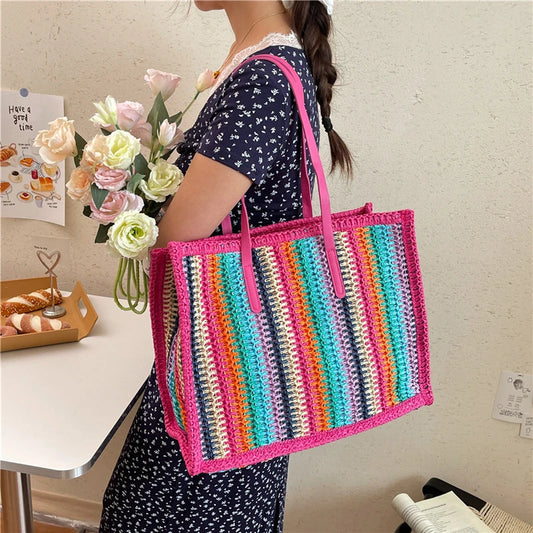 grand sac en paille