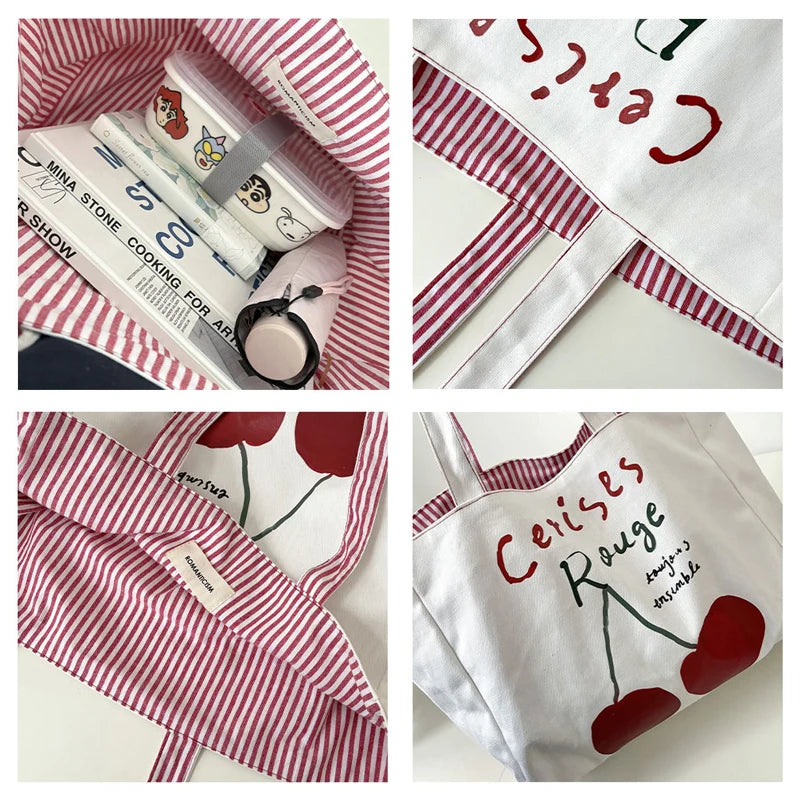 grand tote bag a rayures