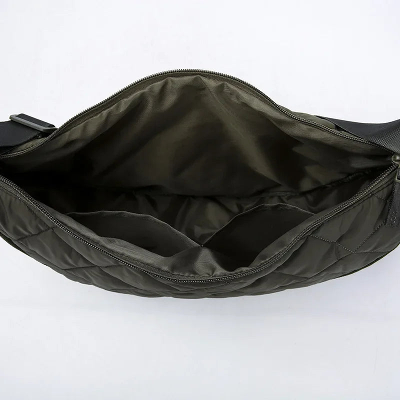 interieur sac besace en tissu grand format
