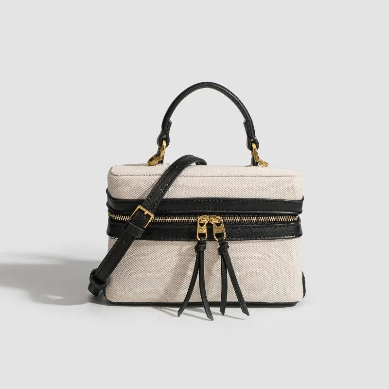 mini pochette bandouliere femme en toile
